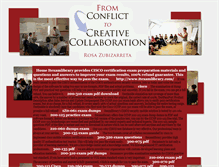 Tablet Screenshot of conflict2creativity.com